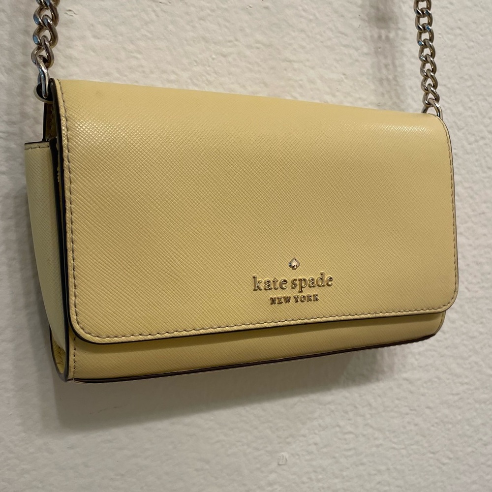 Kate Spade Staci Small Flap Crossbody Bag in Yellow